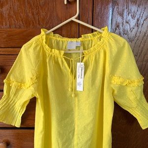 Zero Degrees Yellow Top NWT